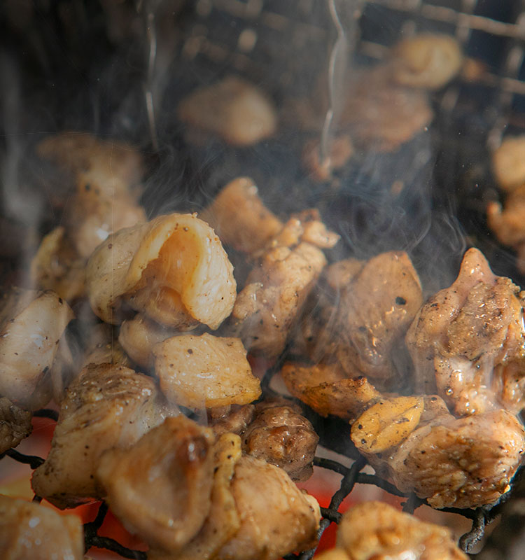 焼きシーン